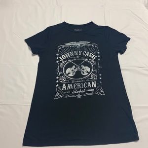 Johnny cash fitted womens t shirt